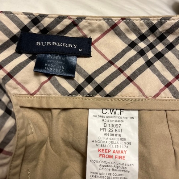 Burberry Girls skirt size 12 - Picture 4 of 4